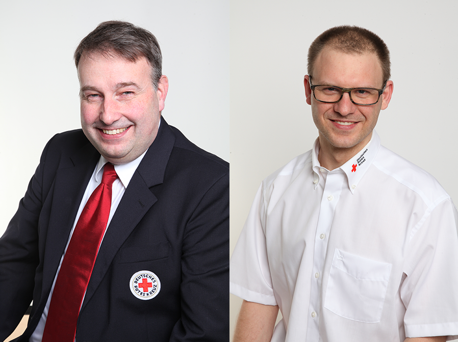 DRK-Kreisverband Jena-Eisenberg-Stadtroda e.V.: Marcus Scherf und Robert Krug, Ansprechpartner Bereitschaft Eisenberg